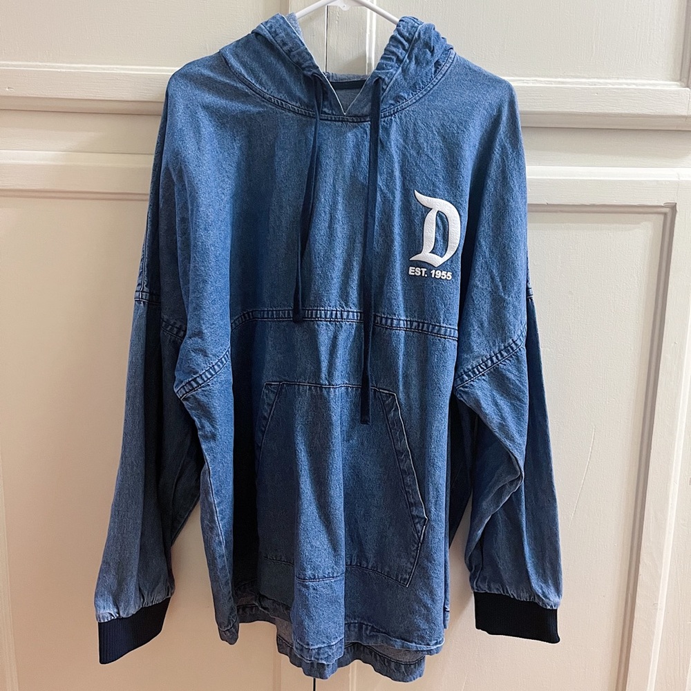 🎀Disney Denim Spirit Jersey with Hood🎀